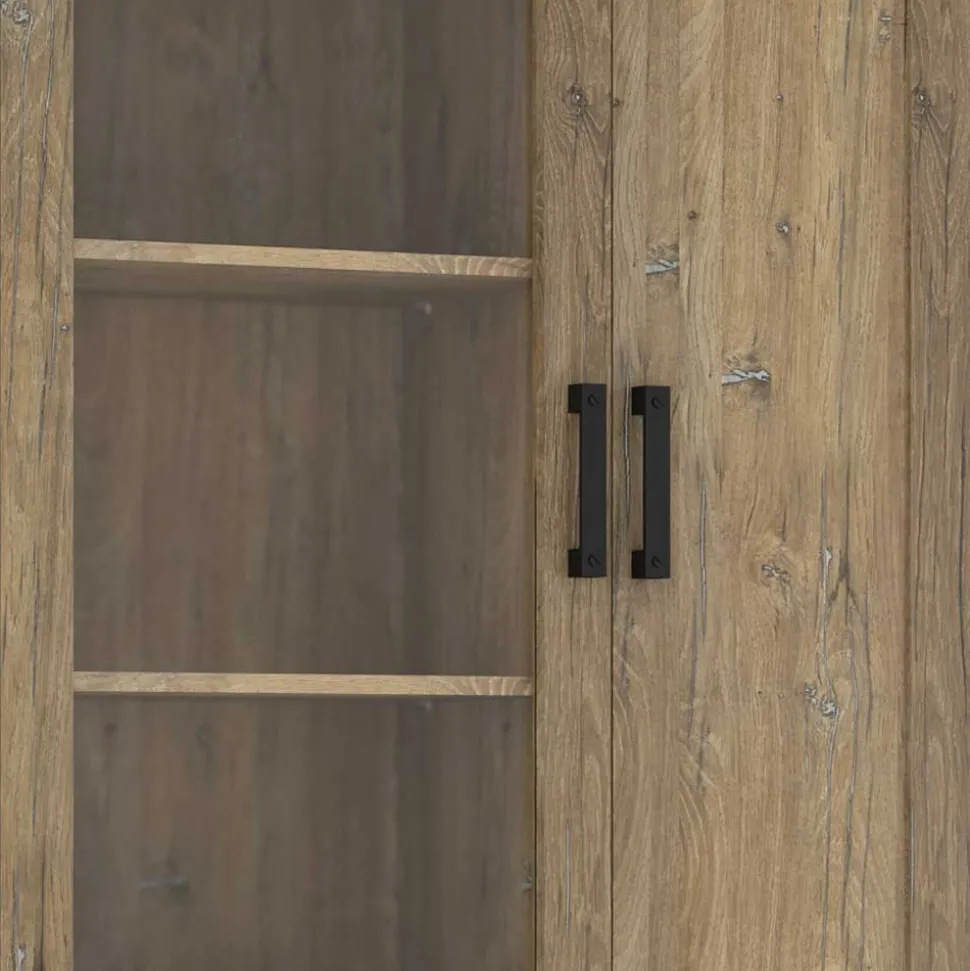 110x200x40 Schrank in Eiche Dunkel - Yoziska