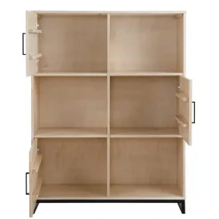 110x140x39 Schrank mit 3 Türen & 3 Fächern - Pseino
