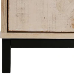 110x140x39 Schrank mit 3 Türen & 3 Fächern - Pseino