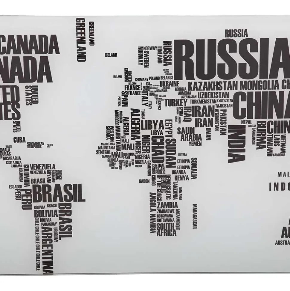 113x73x58 Schreibtisch aus bedrucktem Glas - Ugolina