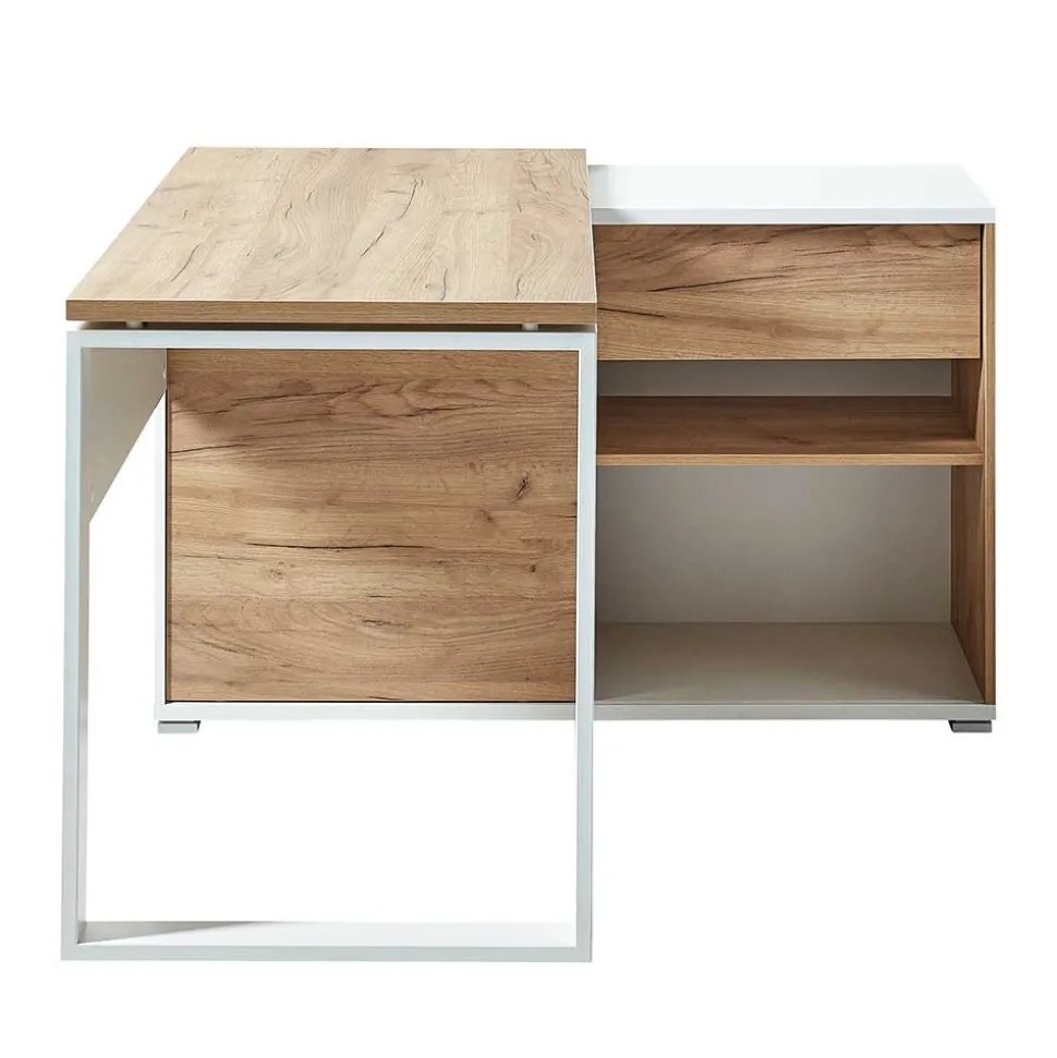 120x75x117 Schreibtisch mit Anbauregal - Situatica