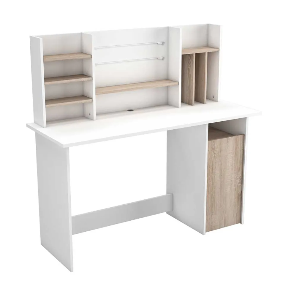 135x127x51 Schreibtisch mit hohem Aufsatz - Mariong