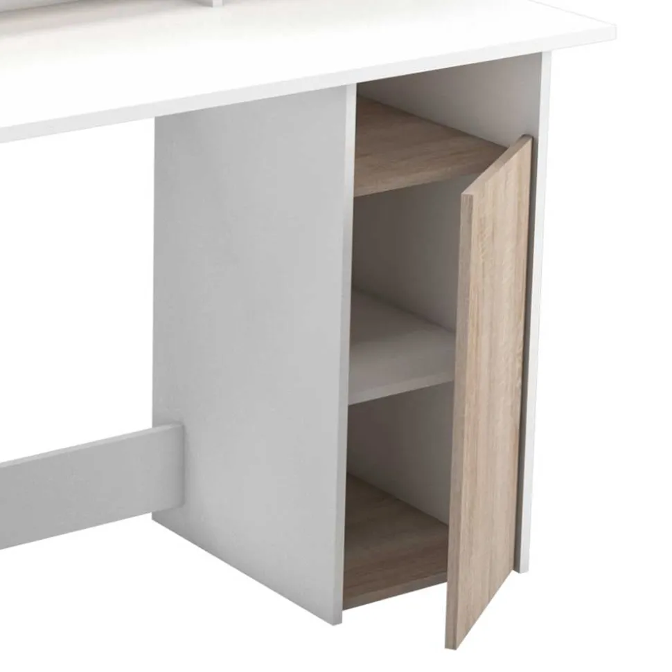 135x127x51 Schreibtisch mit hohem Aufsatz - Mariong