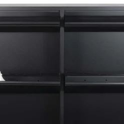 98x86x15 Schuh Stahlschrank in Schwarz - Ismena