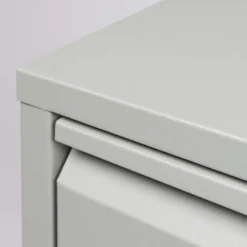 75x75x13 Schuhkipper aus Stahl in Graugrün - Laci