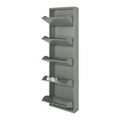 50x169x15 Schuhkipper in Graugrün - Bevania