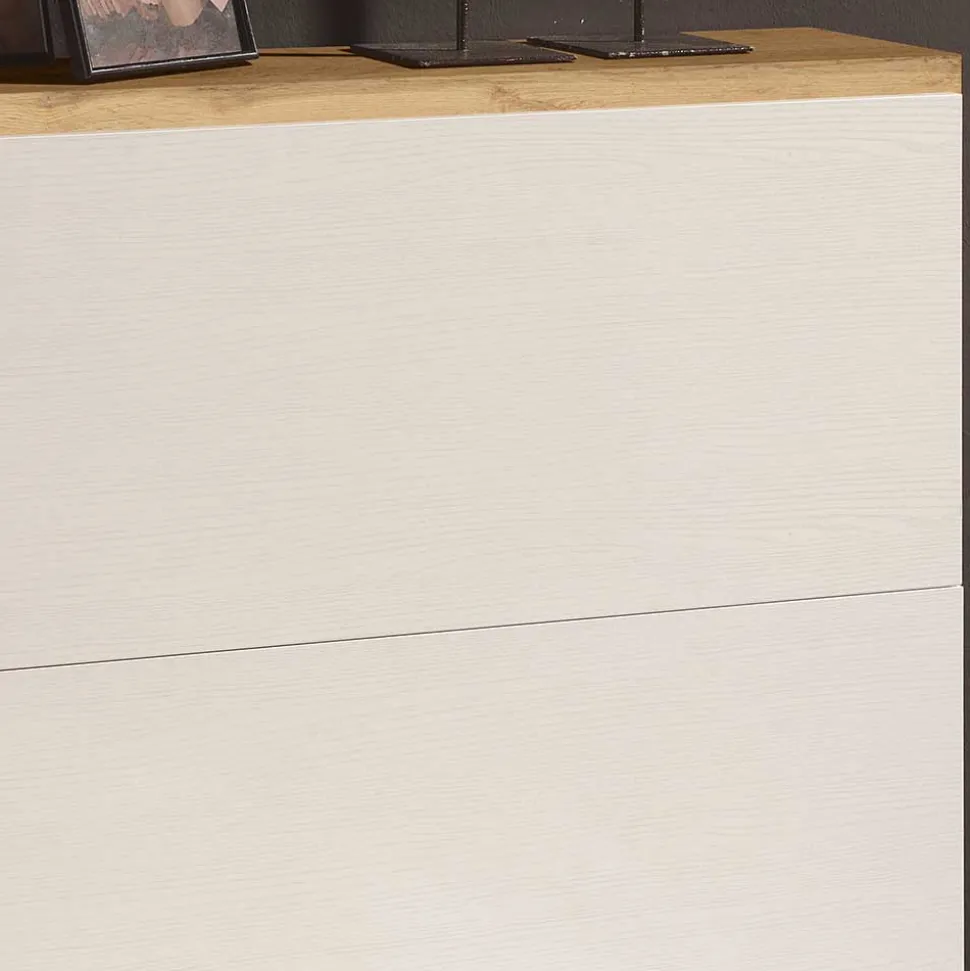 106x83x27 Schuhschrank mit zwei Schuhklappen - Sua