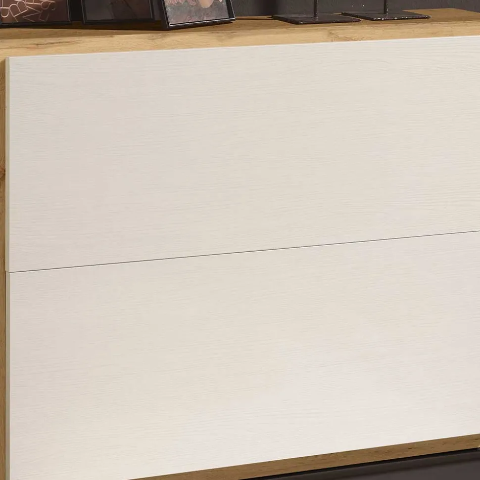 106x83x27 Schuhschrank mit zwei Schuhklappen - Sua