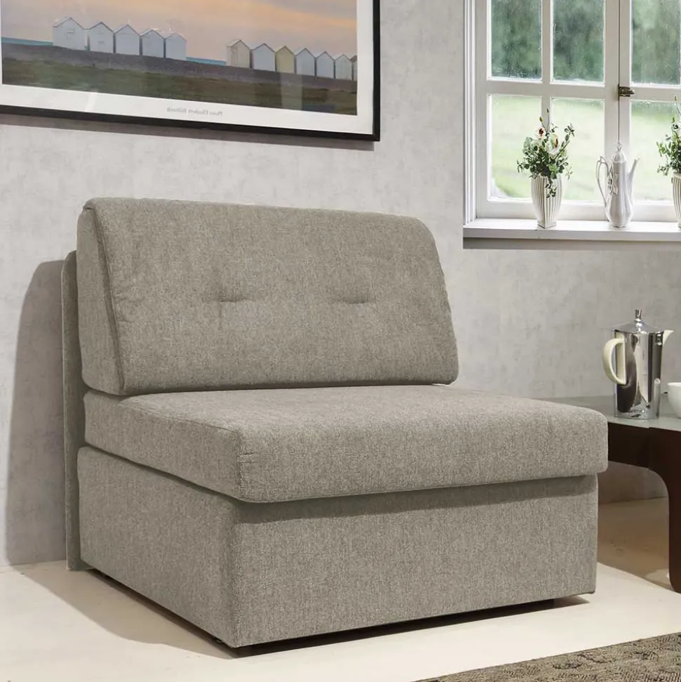 80x80x84 Sessel ohne Armlehnen mit Bettfunktion - Corisma