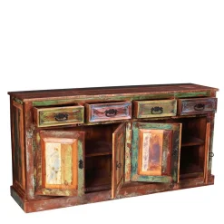 160x80x40 Shabby Chic Sideboard auf Sockel - Jamaica