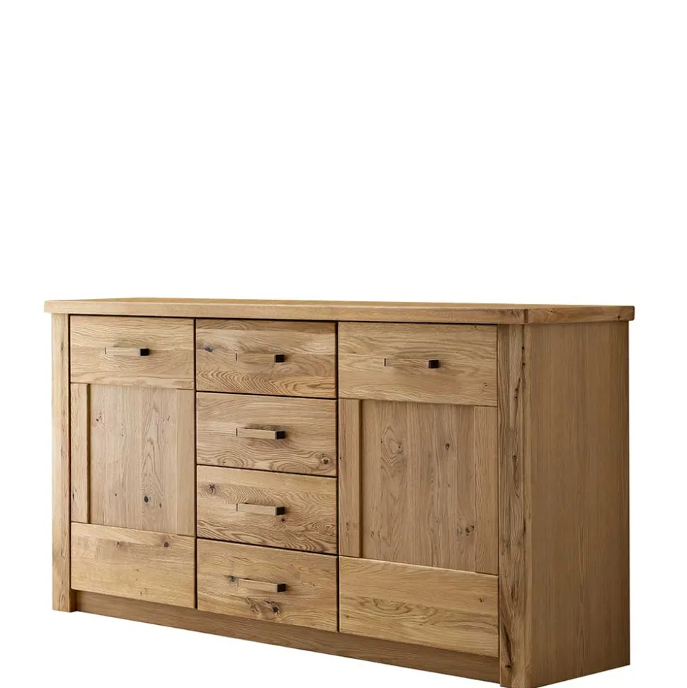 165x87x44 Sideboard in Asteiche auf Sockel - Zamron
