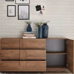 181x90x44 Sideboard mit sechs Schubladen & Tür - Basento