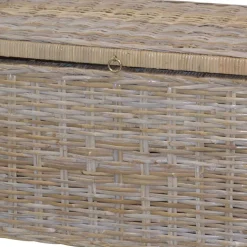 90x51x45 Sitztruhe aus Rattan Geflecht - Oleda