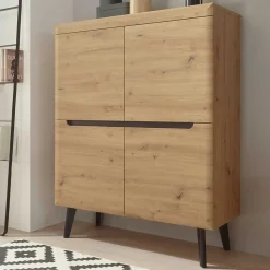 107x134x40 Skandi Highboard 4-türig - Olcian