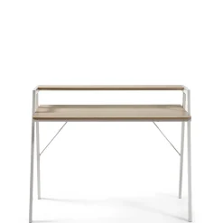 115x91x60 Skandi Schreibtisch mit Aufsatz - Shining