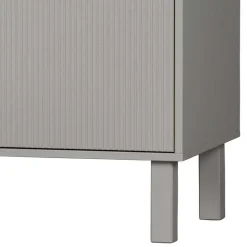 160x78x46 Skandi Sideboard 4-türig in Grau - Huvina