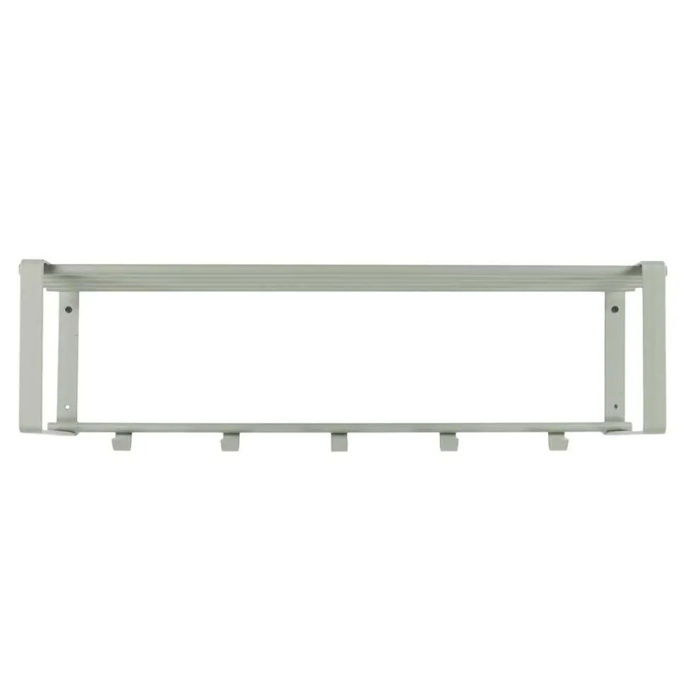 70x19x29 Stahlgarderobe in Graugrün lackiert - Itulian