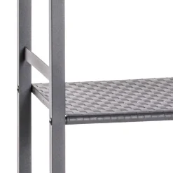 40x137x28 Stahlregal in Grau pulverbeschichtet - Nadiola