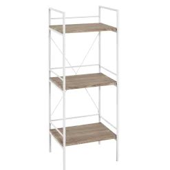 34x96x27 Standregal in Eiche hell & Weiß - Cepters