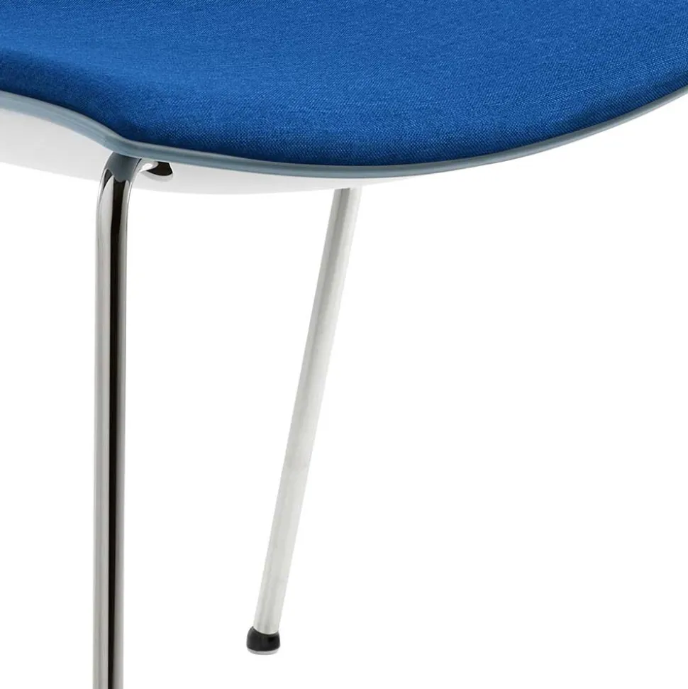 55x81x53 Stapel Stuhl in Blaugrau & Blau - Taly