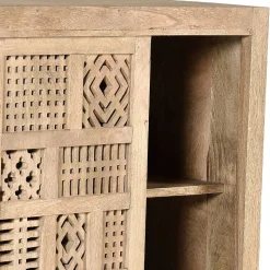 90x90x40 Türen-Kommode mit Ethno Flair - Valuta
