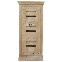 55x120x45 1-türige Hochkommode im Shabby Chic - Abid