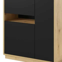 93x181x40 3-türige Schrank mit offenem Fach - Ilunas