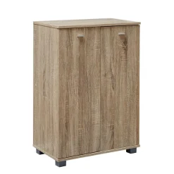 60x90x35 2-türiger Schuhschrank in Sonoma-Eiche - Trendenca