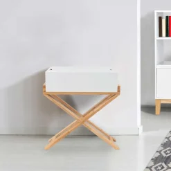 56x58x34 Truhe Kommode mit Klappe - Esmail