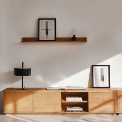 200x44x36 TV Board in Eiche Furnier - Elastian