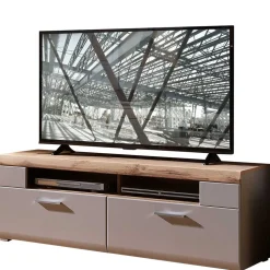 140x51x47 TV Element in Grau & Eiche - Fraguca