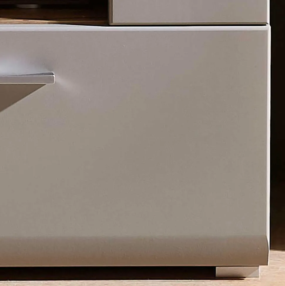 140x51x47 TV Element in Grau & Eiche - Fraguca