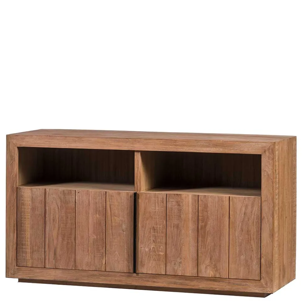138x75x50 TV Kommode aus Teak Massivholz - Myons