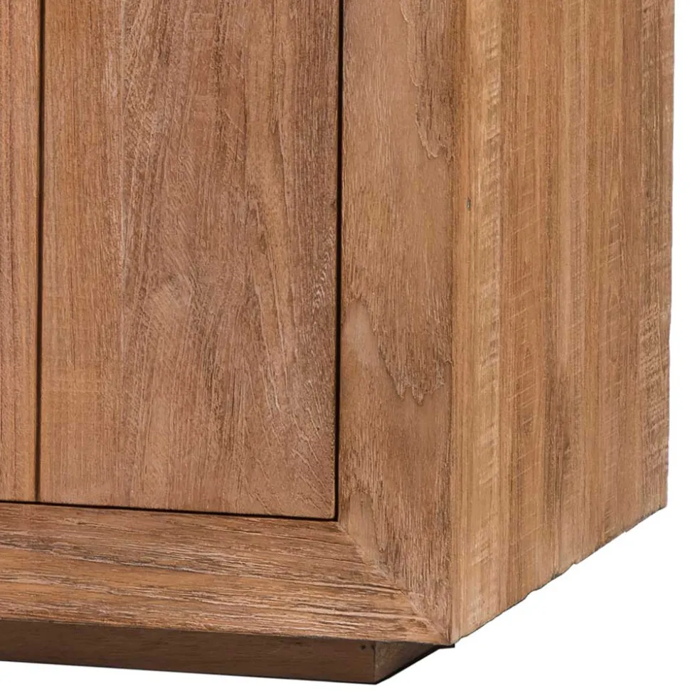 138x75x50 TV Kommode aus Teak Massivholz - Myons