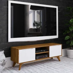 134x48x40 TV Schrank mit Türen & Fächern - Diesta