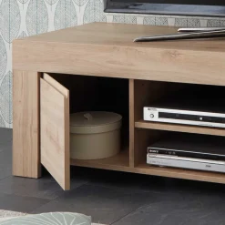 138x44x42 TV Unterschrank in Eichefarben - Karika