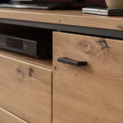 183x60x50 TV Unterschrank in Eiche Holzoptik - Nikdus