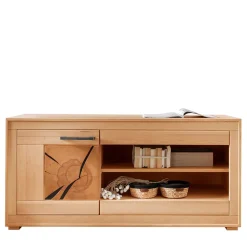130x62x46 TV-Board aus Kernbuche Massivholz - Sarosca