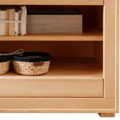 130x62x46 TV-Board aus Kernbuche Massivholz - Sarosca