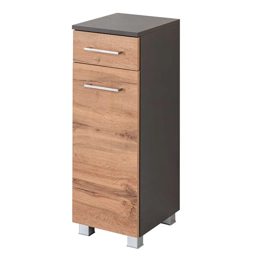 30x84x35 Unterschrank fürs Bad mit Schublade - Ishes