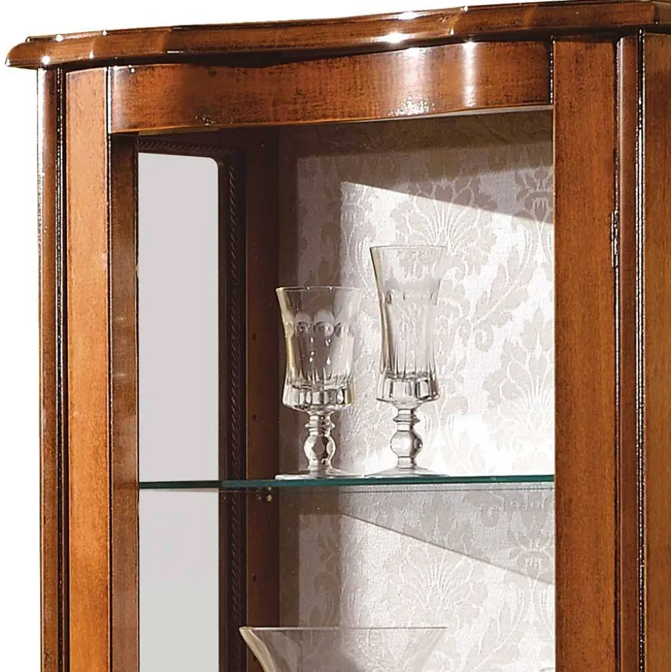 31x175x60 Vitrinenschrank im Italienischem Stil - Venerdina