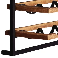 65x35x25 Wand Weinregal für acht Flaschen - Evradon