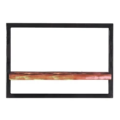 50x35x25 Wandboard aus Altholz mit Metallrahmen - Jamaica