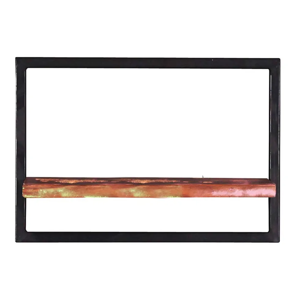 50x35x25 Wandboard aus Altholz mit Metallrahmen - Jamaica