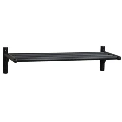 80x19x33 Wandboard für Schuhe in Schwarz - Evlinu