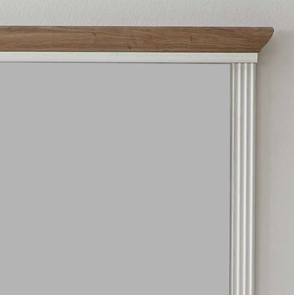 142x74x16 Wandspiegel mit Landhaus Design - Sinolita