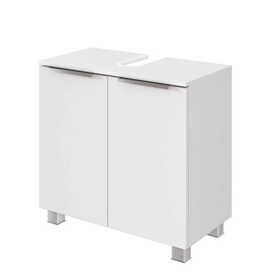 60x55x35 Waschbeckenschrank für Stand- & Wandmontage - Livendas