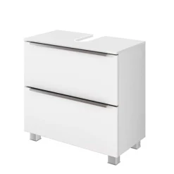 60x55x35 Waschbeckenschrank mit Klappe & Schublade - Livendas I