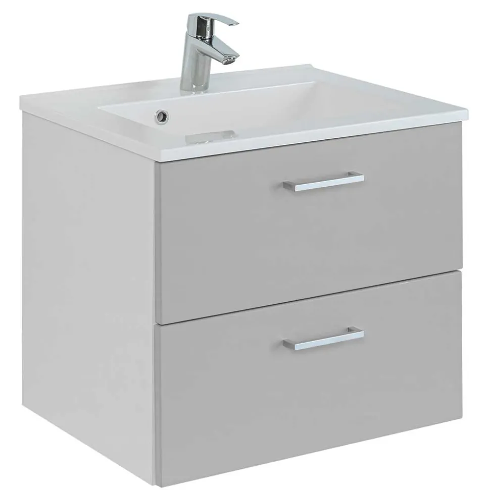 60x54x48 Waschkommode in hellem Grau - Girios