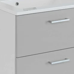 60x54x48 Waschkommode in hellem Grau - Girios